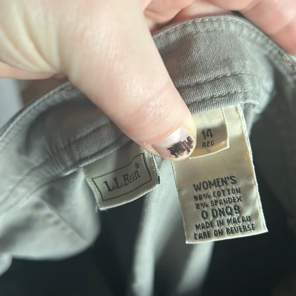 Tan L.L. Bean Wide Legs Pants - Picture 5 of 6
